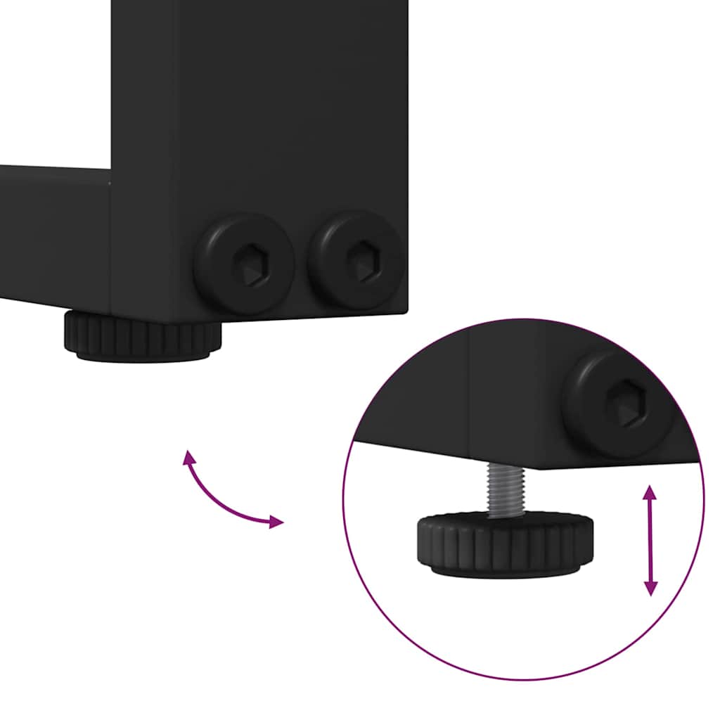 vidaXL Gartentisch Braun 100 x 55 x 70 cm Holz