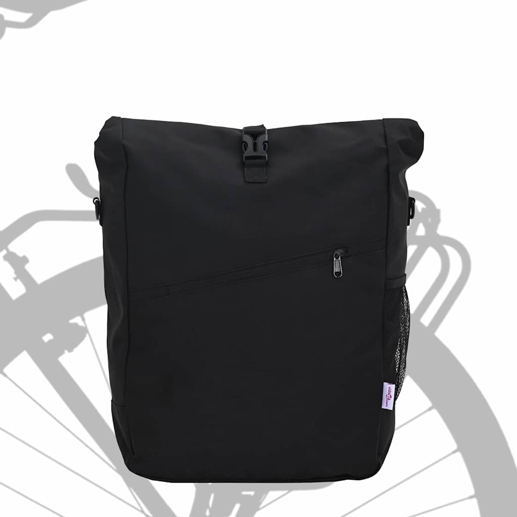 vidaXL Fahrradtasche Schwarz 33 x 16 x 60 cm Polyester