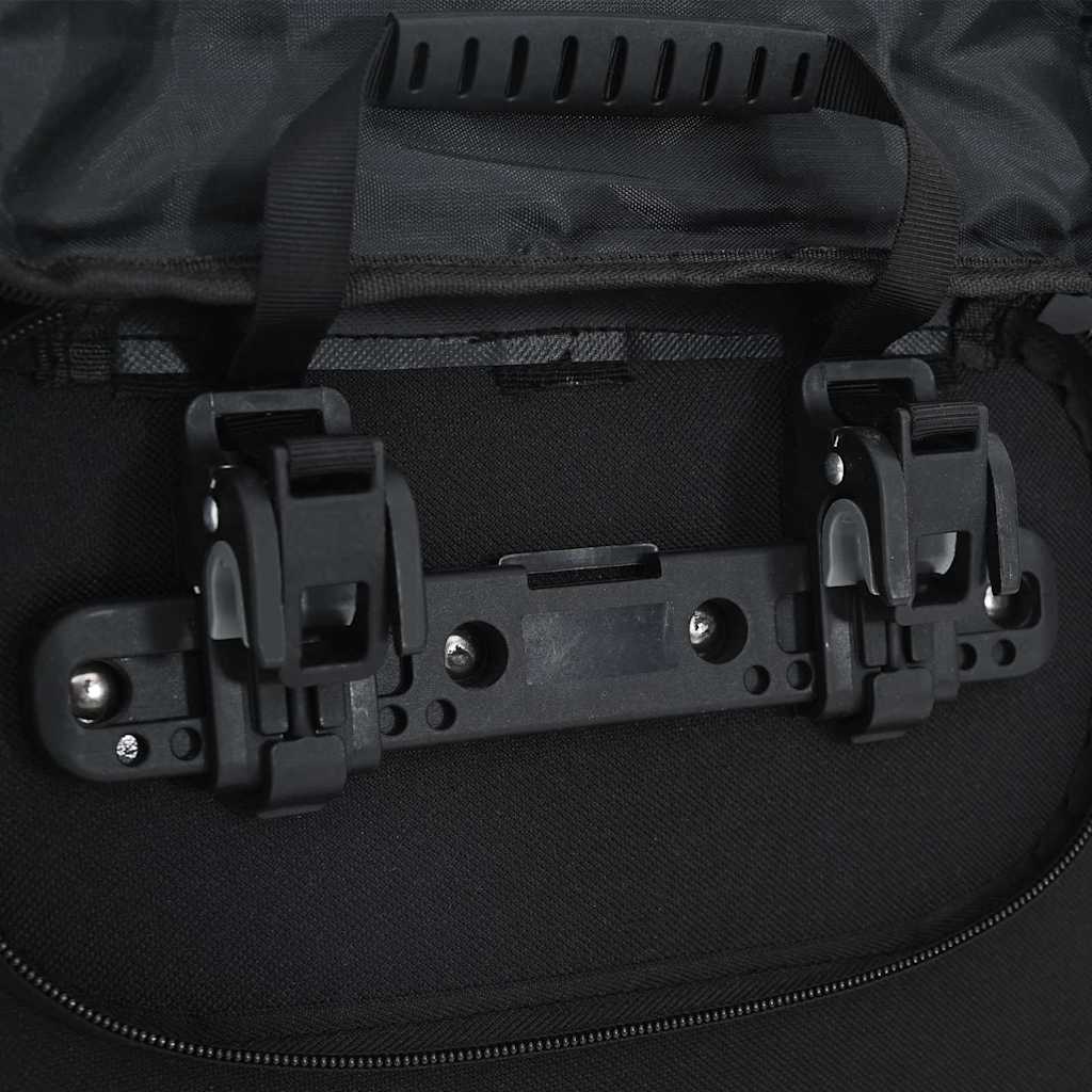 vidaXL Fahrradtasche Schwarz 31 x 13 x 58 cm Polyester