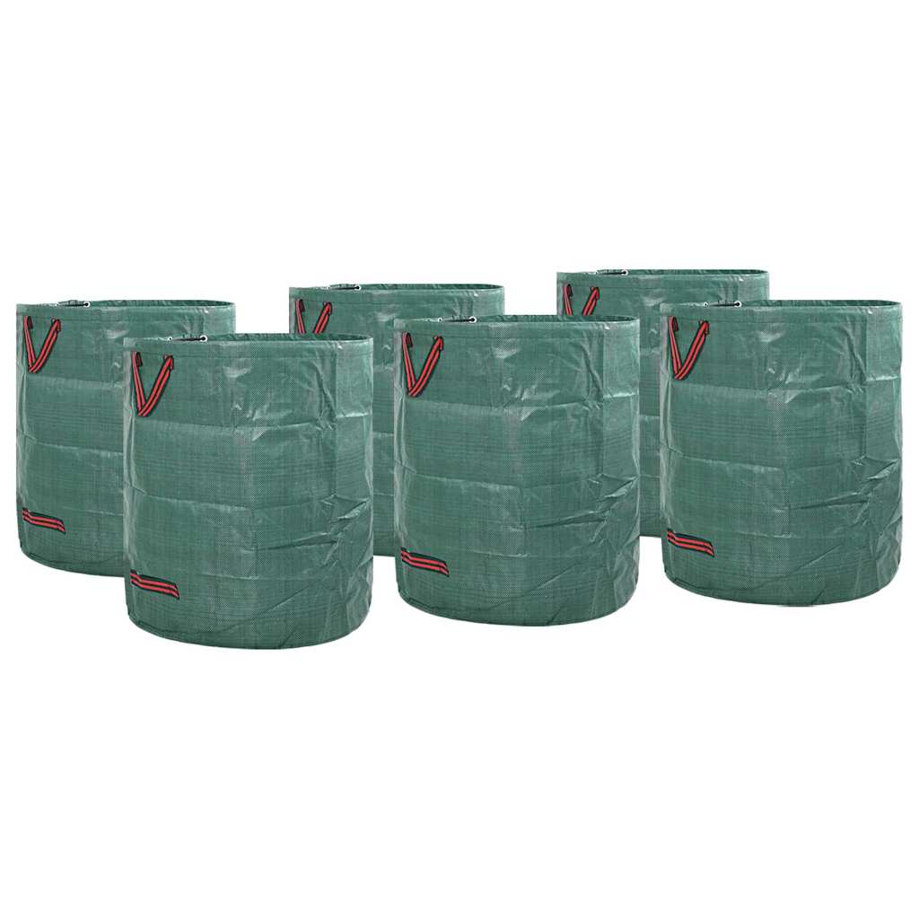 vidaXL Gartenmüllsäcke 4 pcs Grün 66 x 66 x 83,5 cm Polypropylen