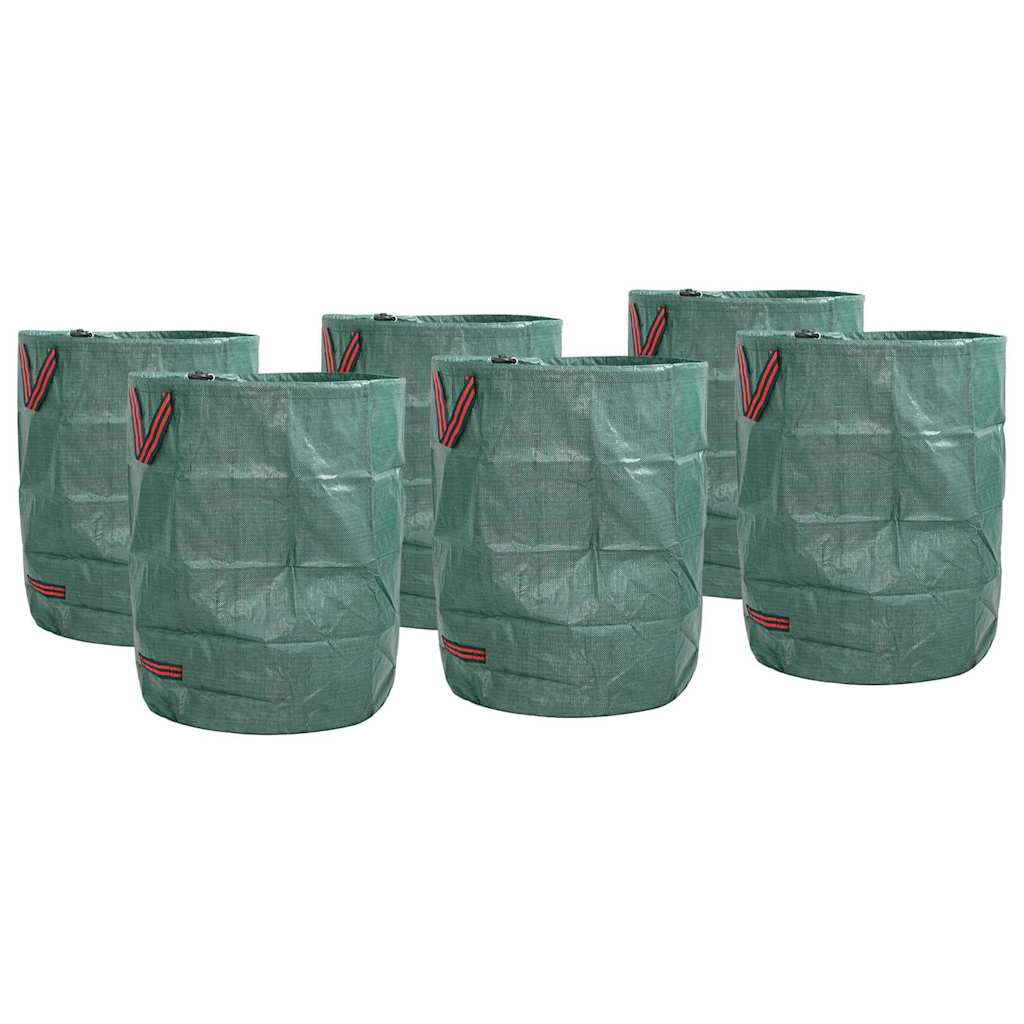 vidaXL Gartenmüllsäcke 4 pcs Grün 66 x 66 x 83,5 cm Polypropylen