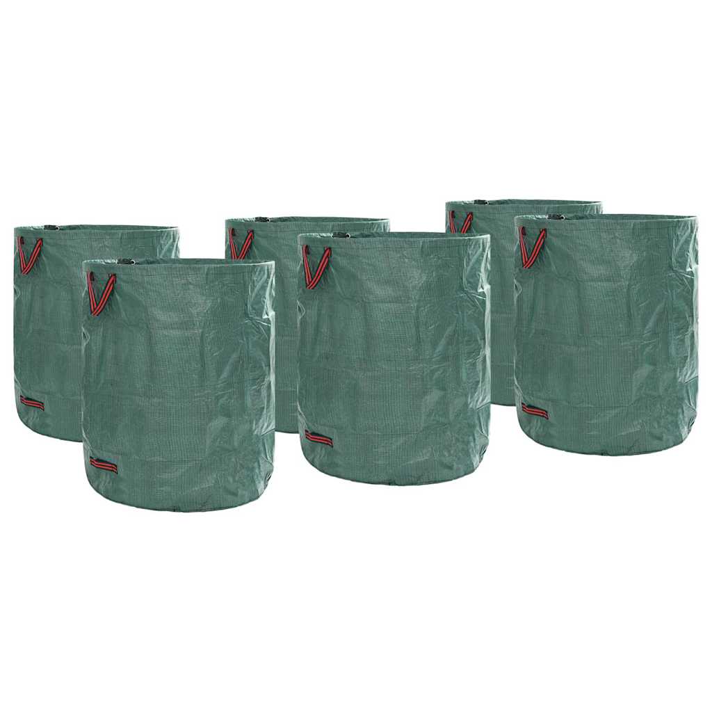 vidaXL Gartenmüllsäcke 4 pcs Grün 66 x 66 x 83,5 cm Polypropylen