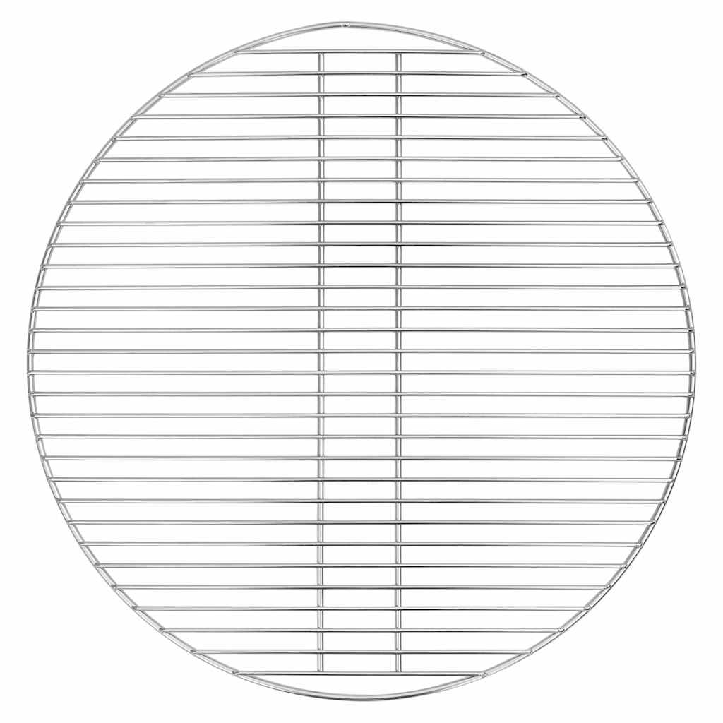 vidaXL Grillrost Rund Ø34,5 cm 304 Edelstahl