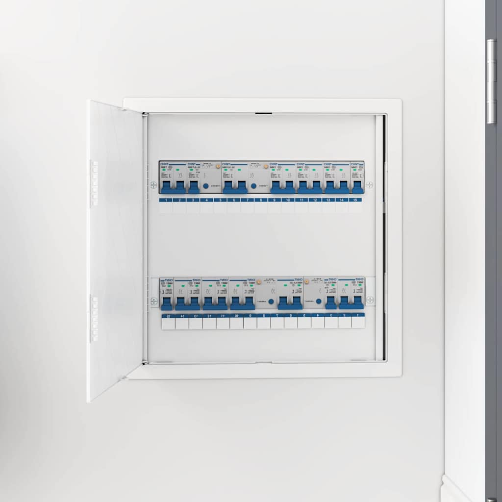 vidaXL Zugangs панели 2 pcs Weiß 15 x 15 cm ABS Kunststoff