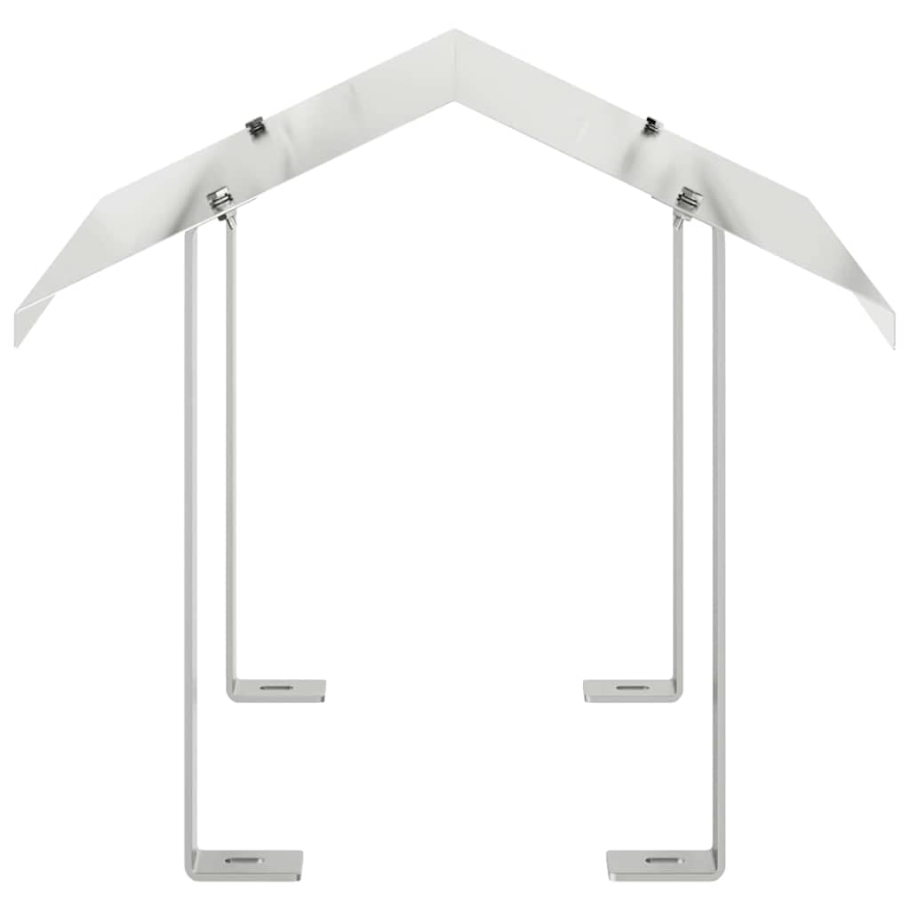 vidaXL Kaminhaube Silber 40 x 40 x 37,5 cm Edelstahl