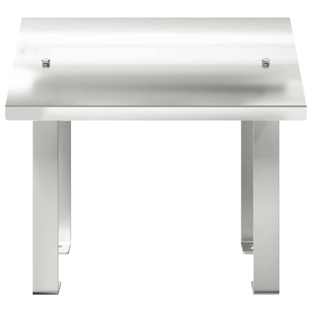 vidaXL Kaminhaube Silber 40 x 40 x 37,5 cm Edelstahl