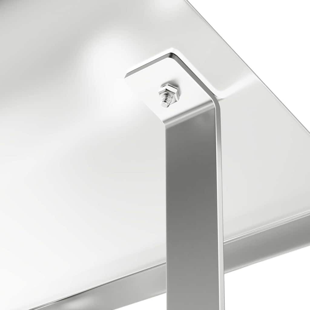 vidaXL Kaminhaube Silber 40 x 40 x 37,5 cm Edelstahl