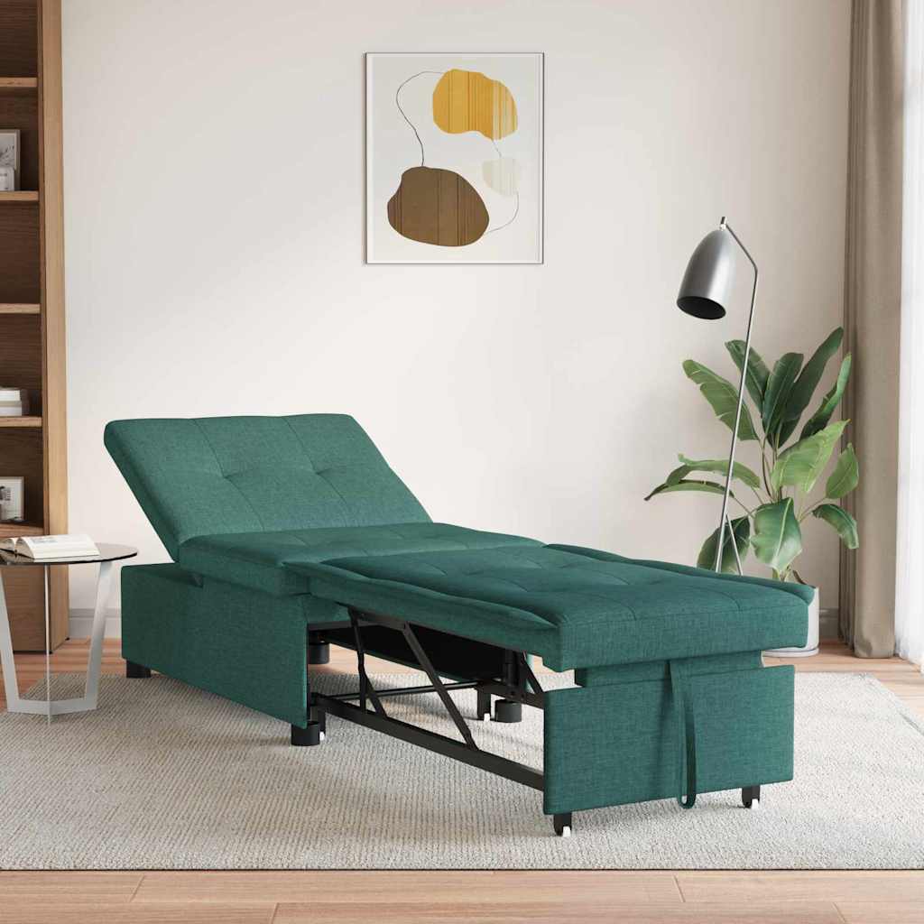 vidaXL Schlafsofa Hellgrau 194 x 50 x 82 cm Sperrholz