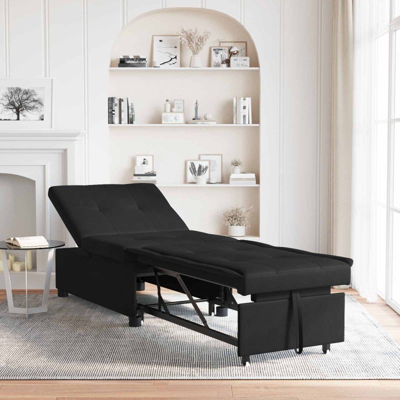 vidaXL Schlafsofa Taupe 194 x 67 x 82 cm Mikrofaser