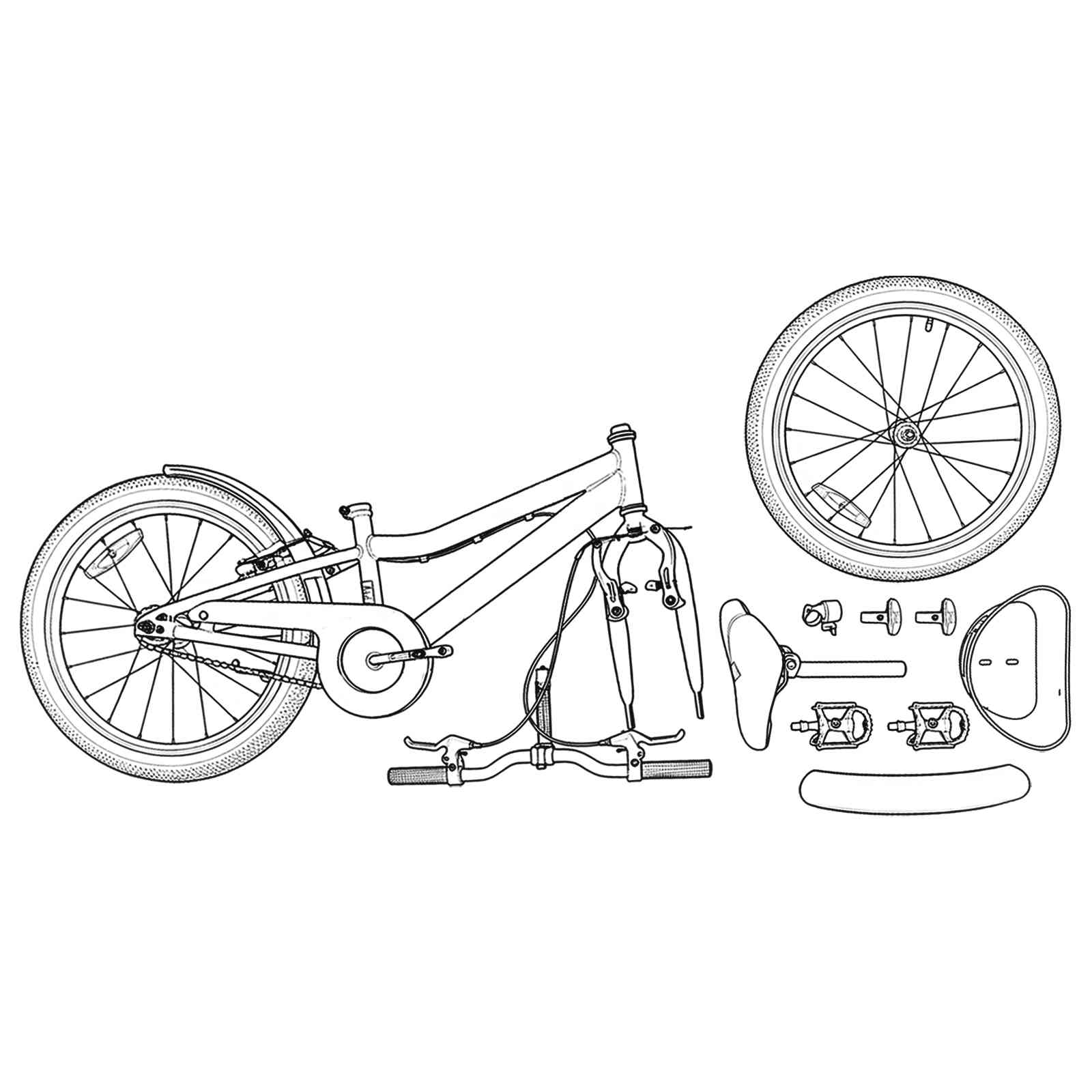 vidaXL Kinderfahrrad 20 Zoll für 6-11 Jahre alt Rosa