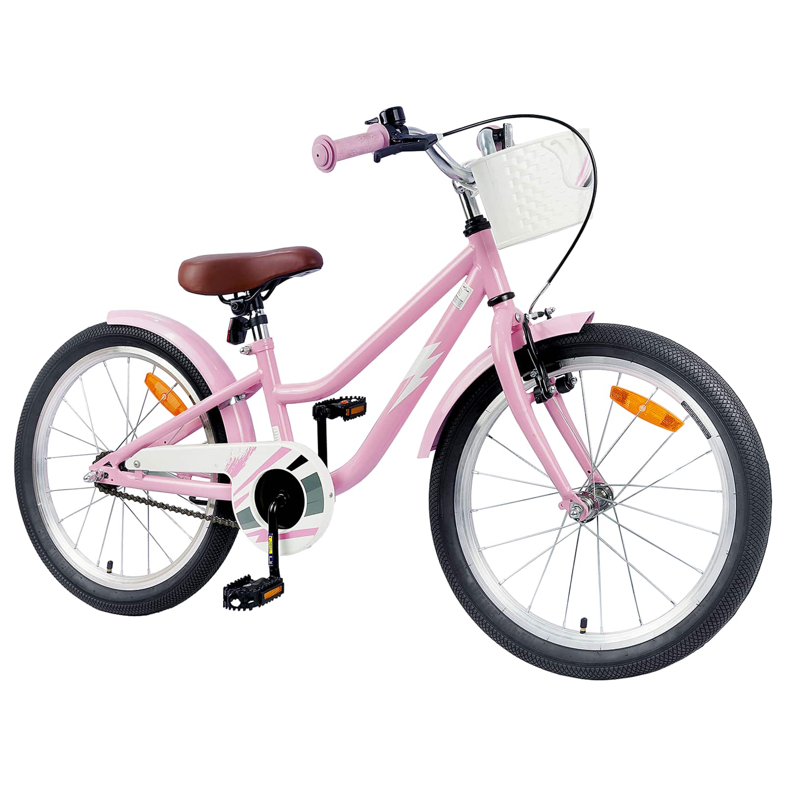 vidaXL Kinderfahrrad 20 Zoll für 6-11 Jahre alt Hellrosa