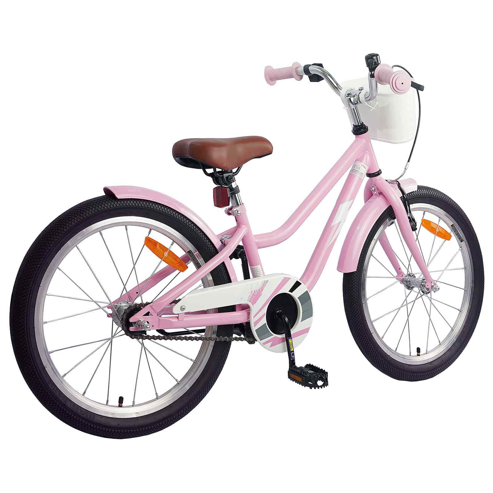 vidaXL Kinderfahrrad 20 Zoll für 6-11 Jahre alt Hellrosa