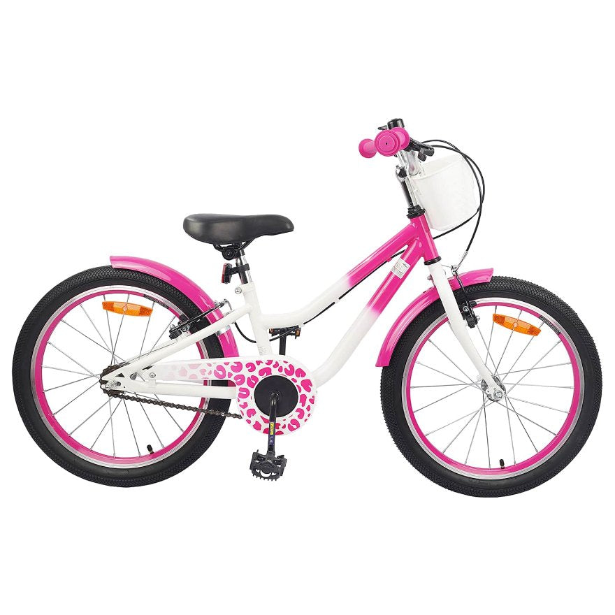 vidaXL Kinderfahrrad 20 Zoll für 6-11 Jahre alt Dunkelrosa