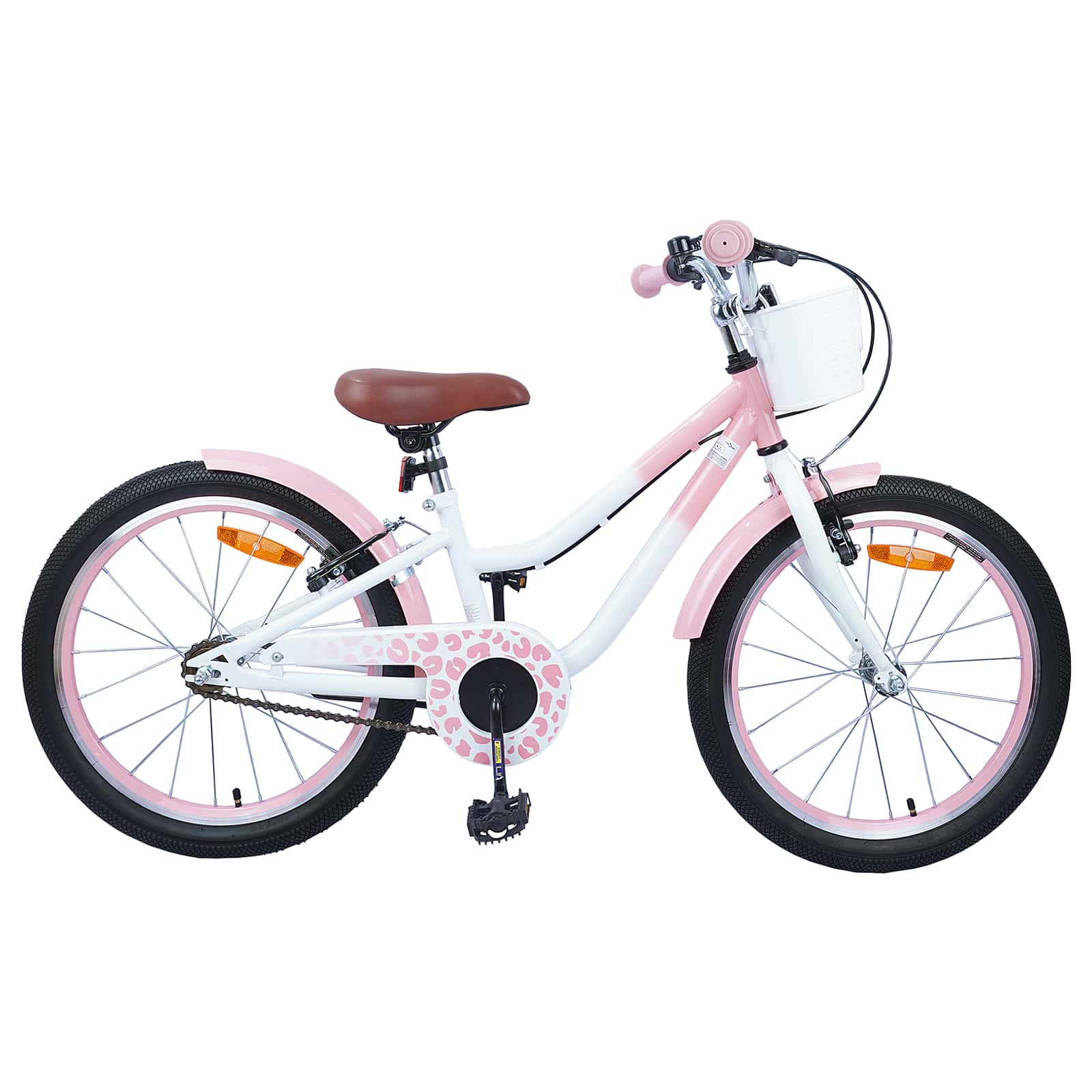 vidaXL Kinderfahrrad 20 Zoll für 6-11 Jahre alt Dunkelrosa