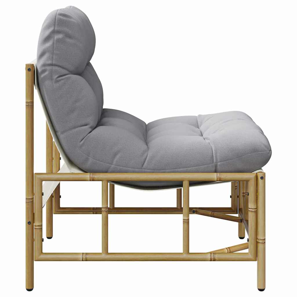 vidaXL Gartenstuhl 2 pcs Hellgrau 75 x 75 x 71 cm Stahl