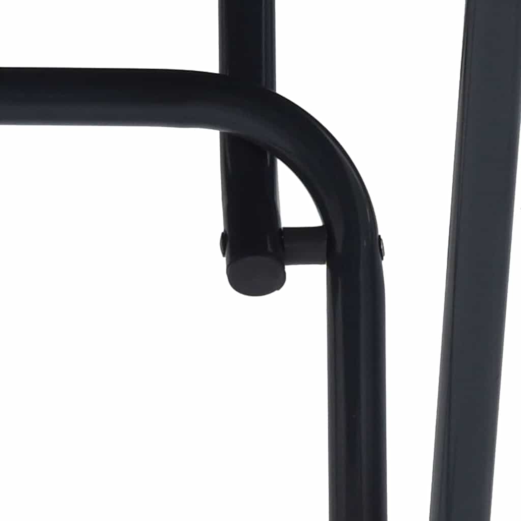 vidaXL Gartentisch Anthrazit 50 x 50 x 72 cm Metall