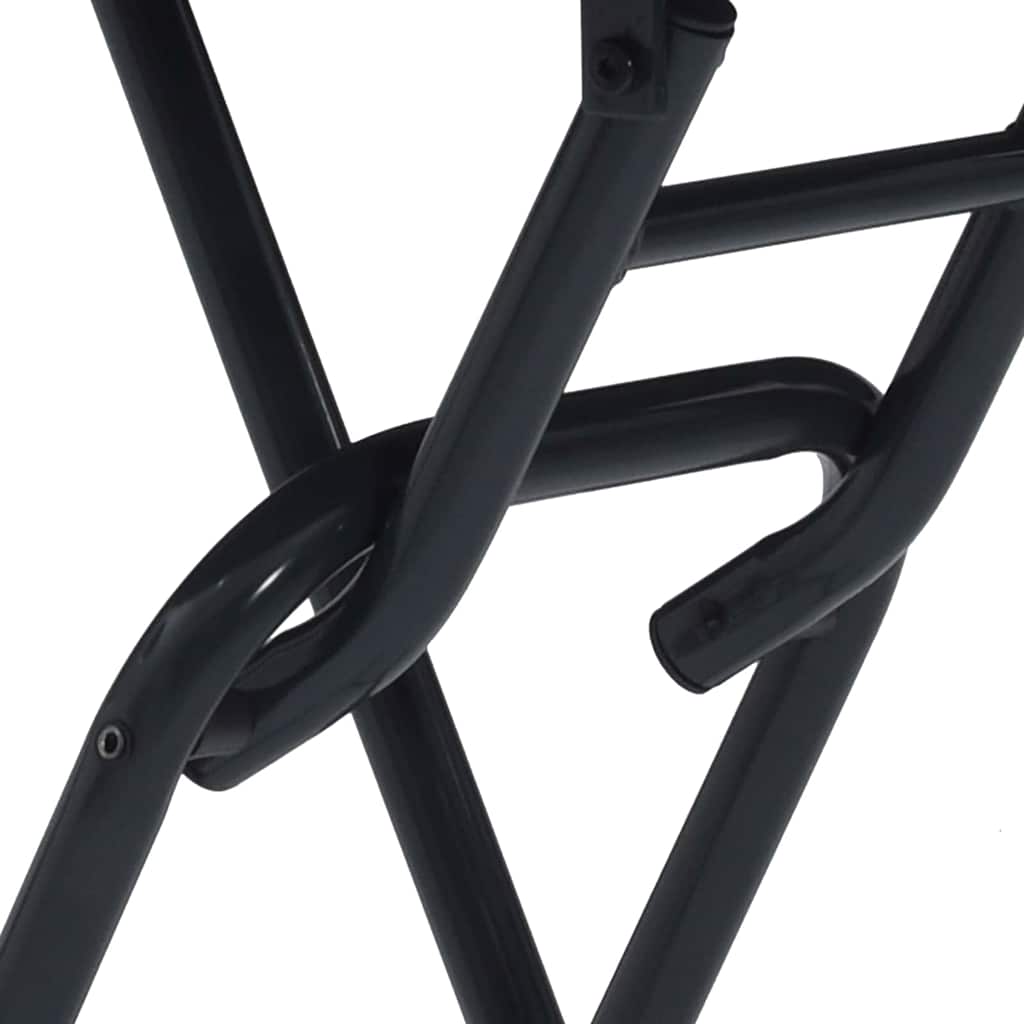 vidaXL Gartentisch Anthrazit 50 x 50 x 72 cm Metall