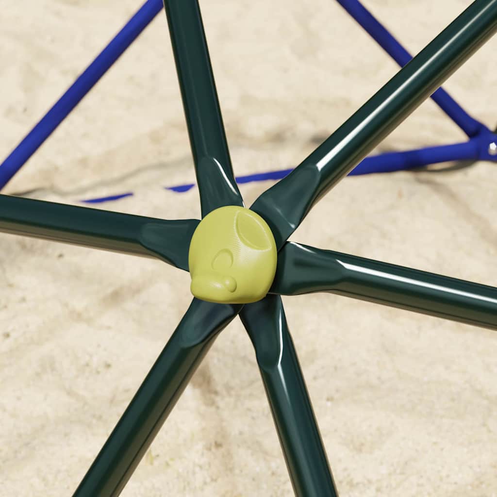 vidaXL Kletter Dome Blau Stahl