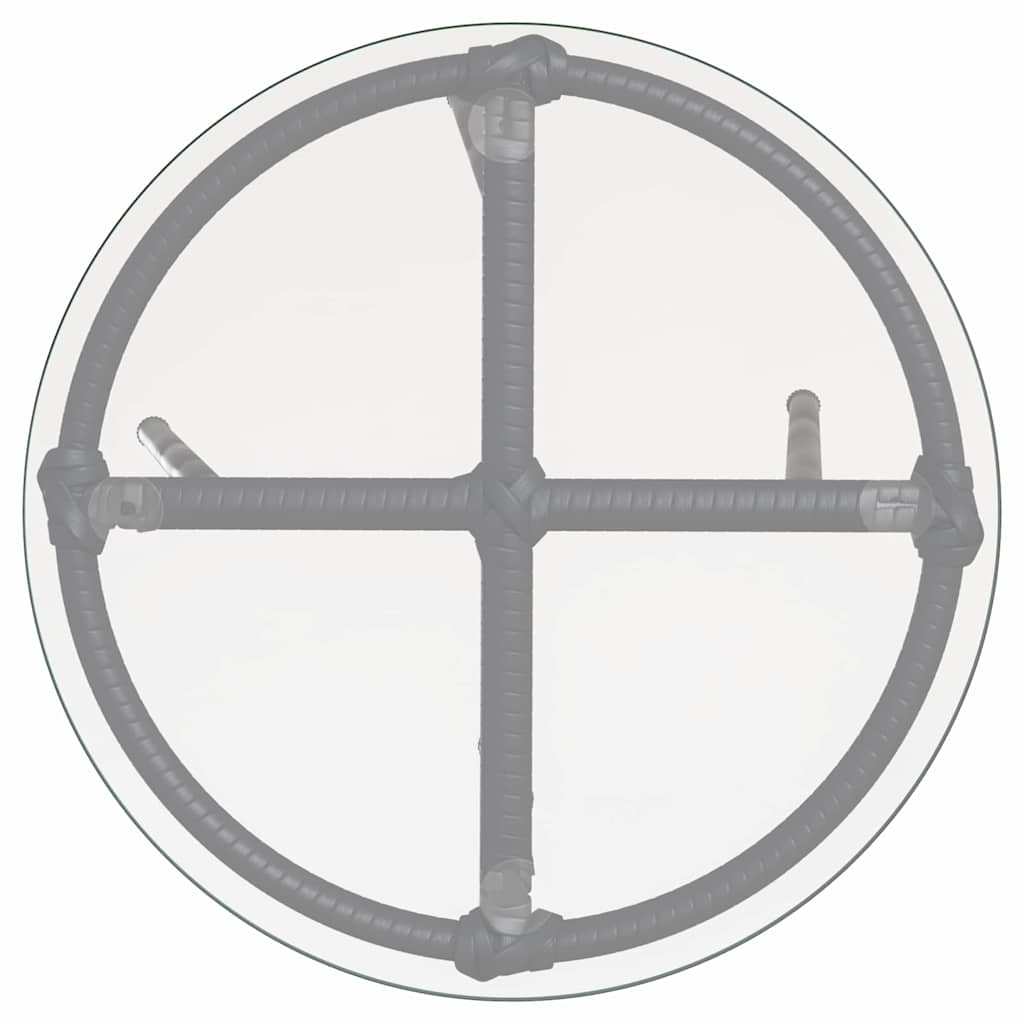 vidaXL Garten Essgruppe 3 pcs Schwarz und Anthrazit