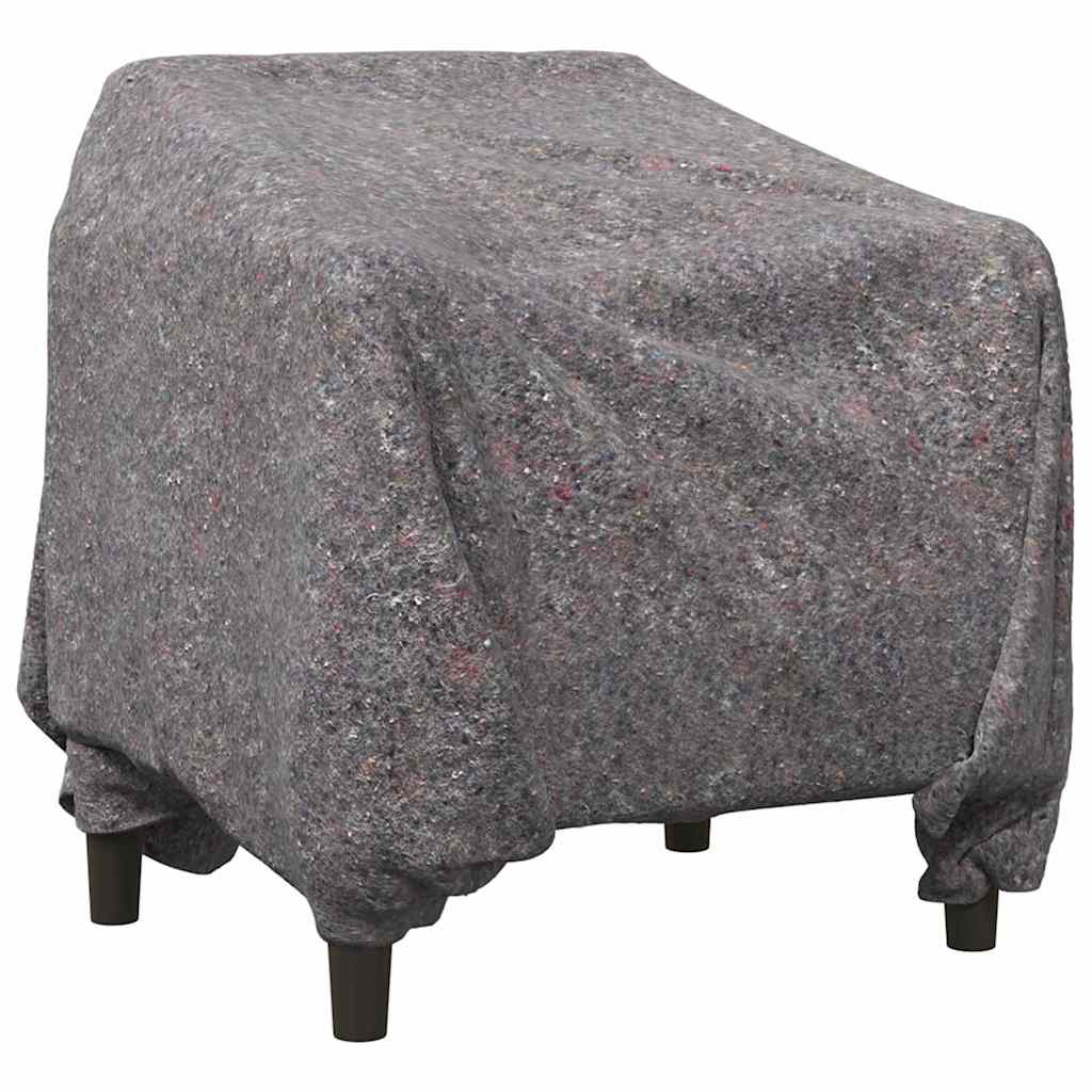 vidaXL Umzugsdecken 5 pcs Grau 150 x 200 cm Stoff