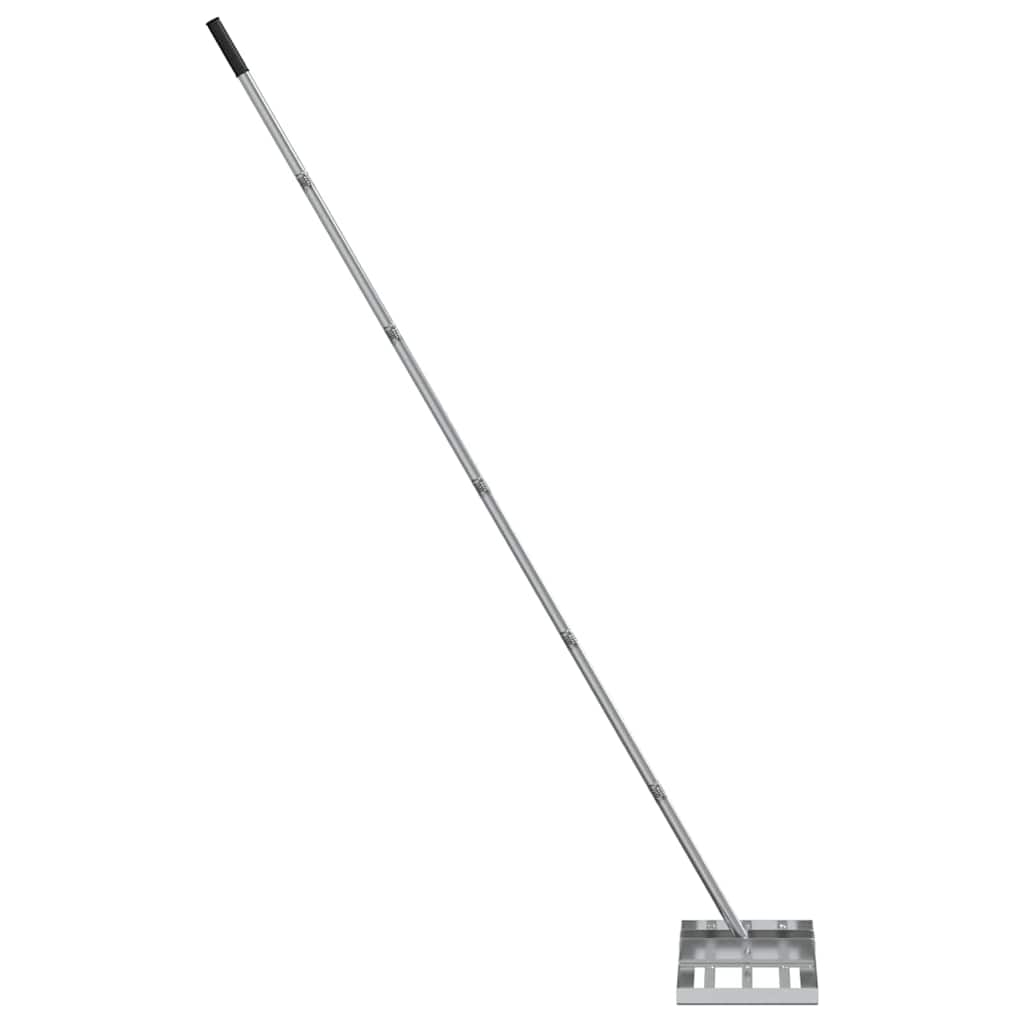 vidaXL Gartenrechen Silber 45 x 25 x 200 cm Edelstahl