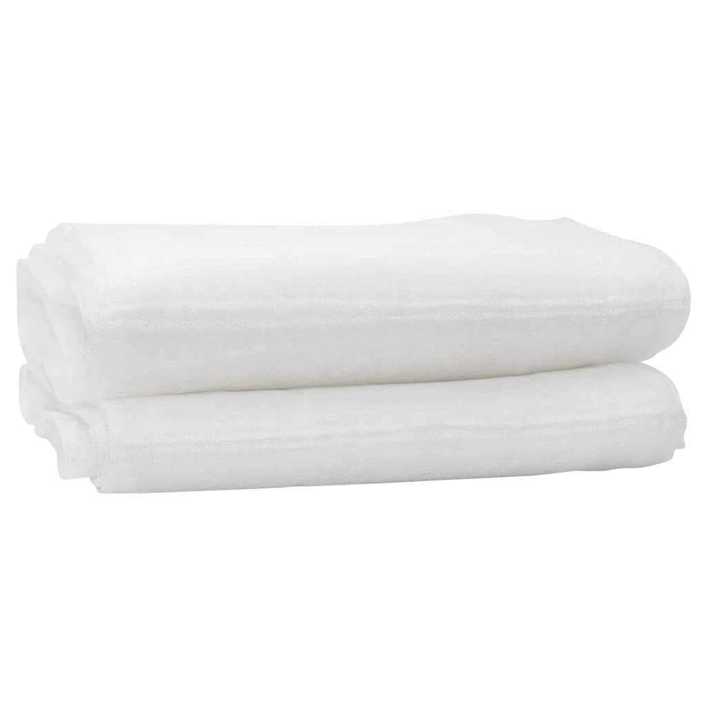 vidaXL Insektennetz Weiß 2 x 5 m Polyethylen