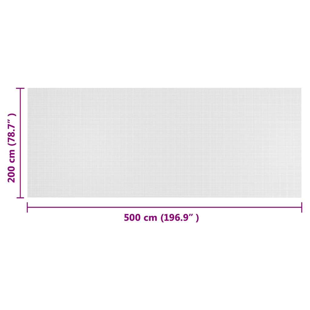 vidaXL Insektennetz Weiß 2 x 5 m Polyethylen