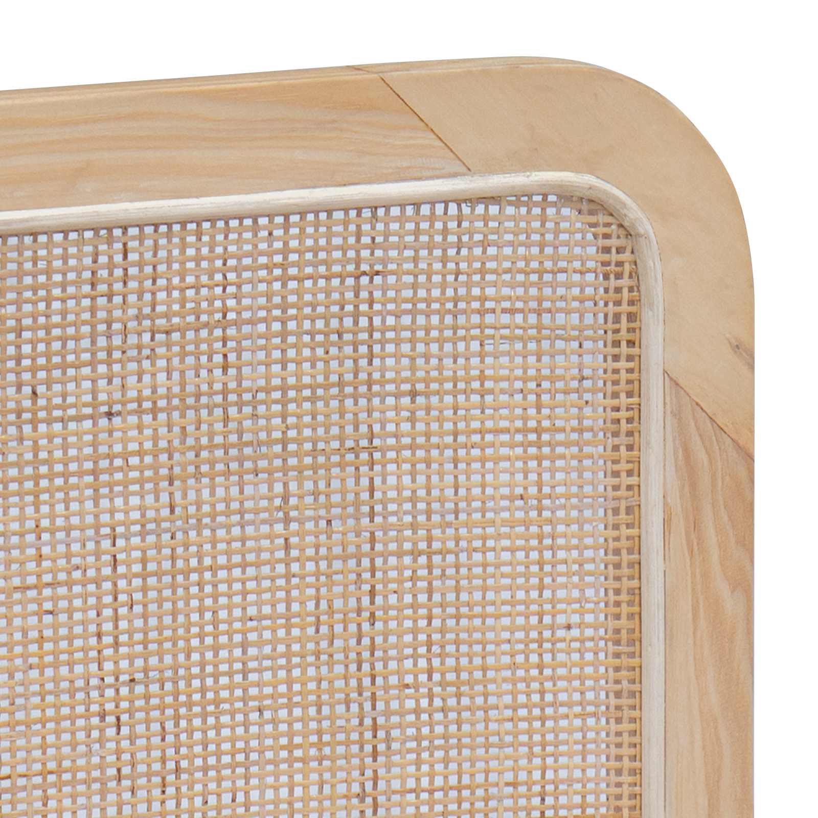 vidaXL Kopfteil mit Kopfteil Natur 100 x 55 x 3 cm Rattan