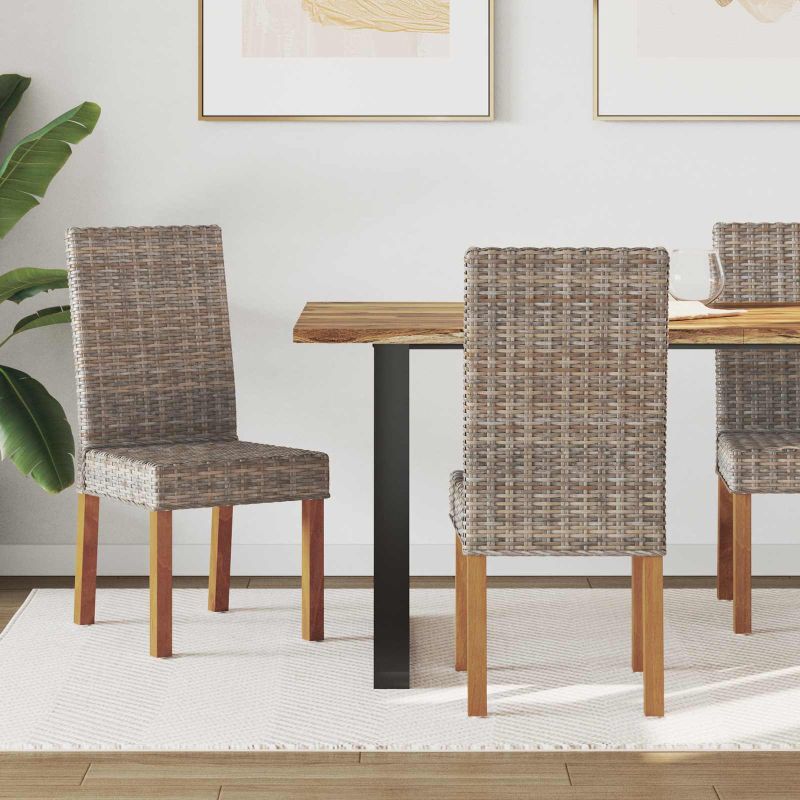 vidaXL Esszimmerstuhl 2 pcs Weiß gewaschen 45 x 54 x 93 cm