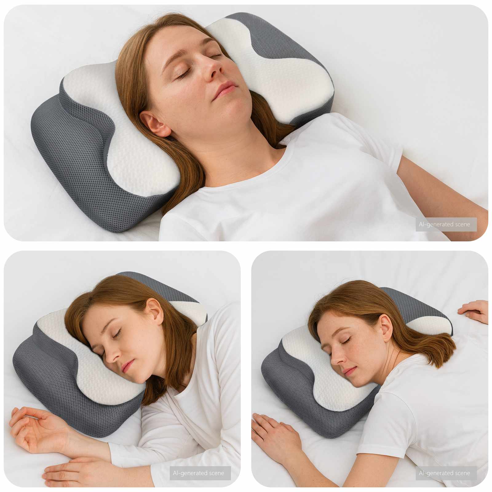 vidaXL Kopfkissen mit Kissen Weiß 60 x 37 x 13 cm Polyester