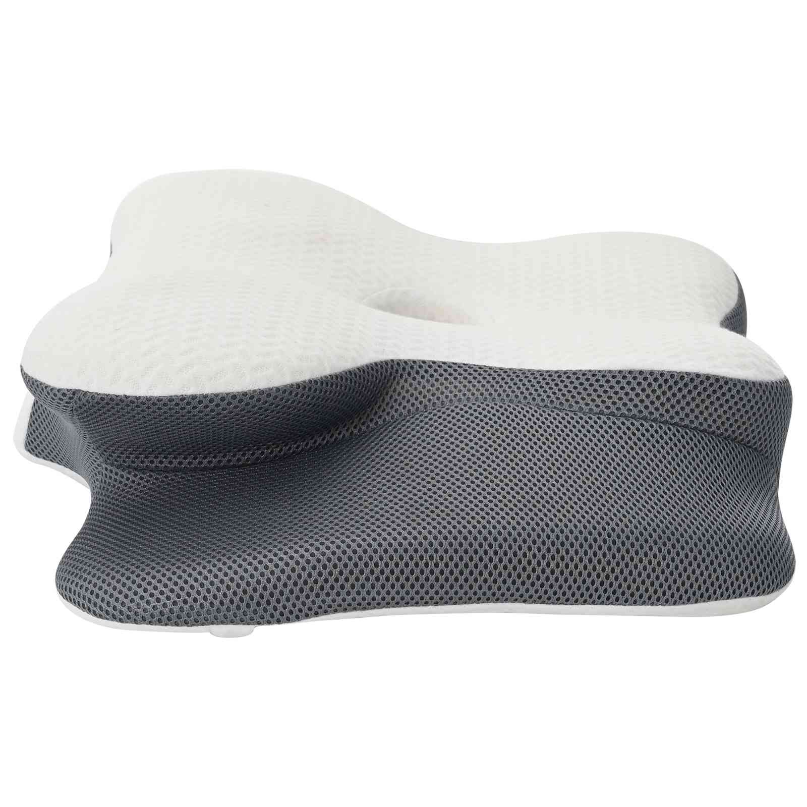 vidaXL Kopfkissen mit Kissen Weiß 60 x 37 x 13 cm Polyester