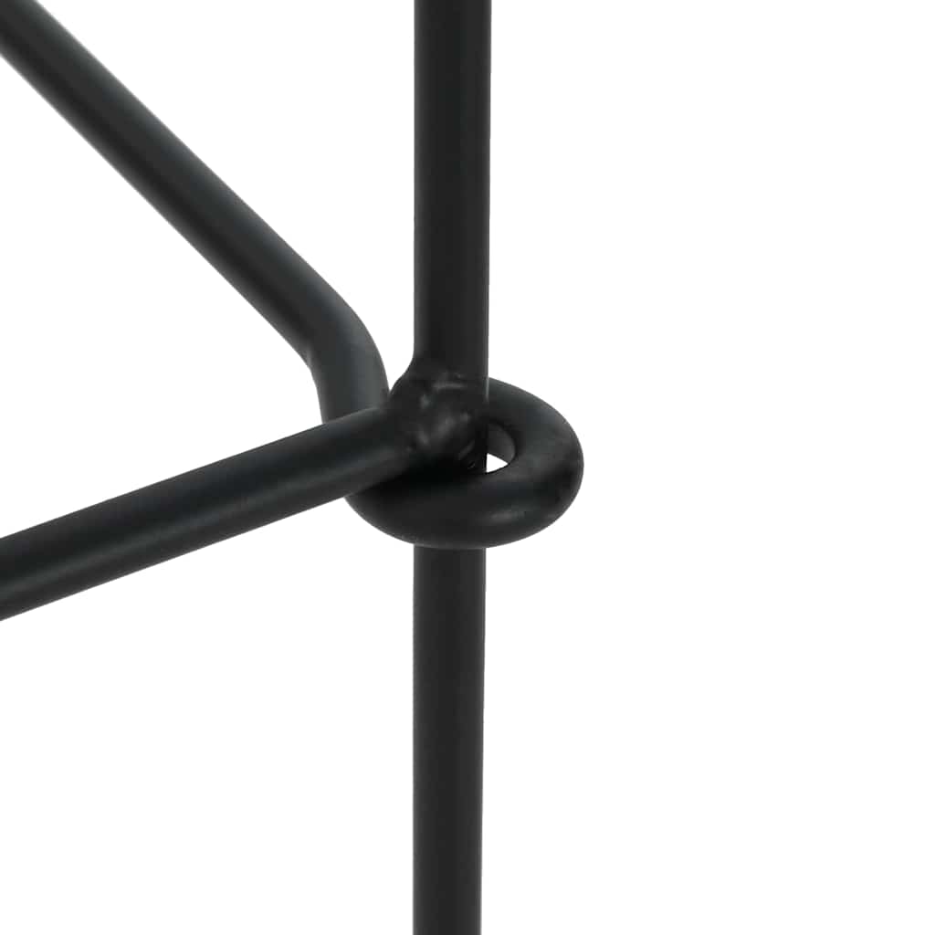 vidaXL Zurücksetzbares Ziel Schwarz 26 x 13 x 31 cm Stahl