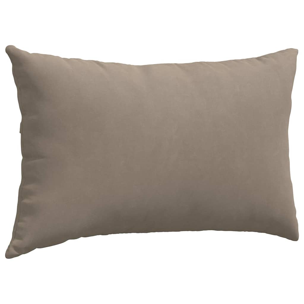 vidaXL Sofakissen 2 pcs Taupe 50 x 30 cm Stoff