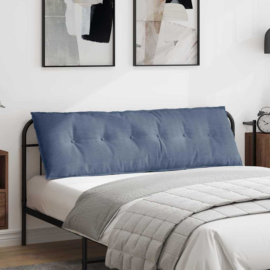 vidaXL Rücken Kissen Hellgrau 50 x 45 cm Cordstoff