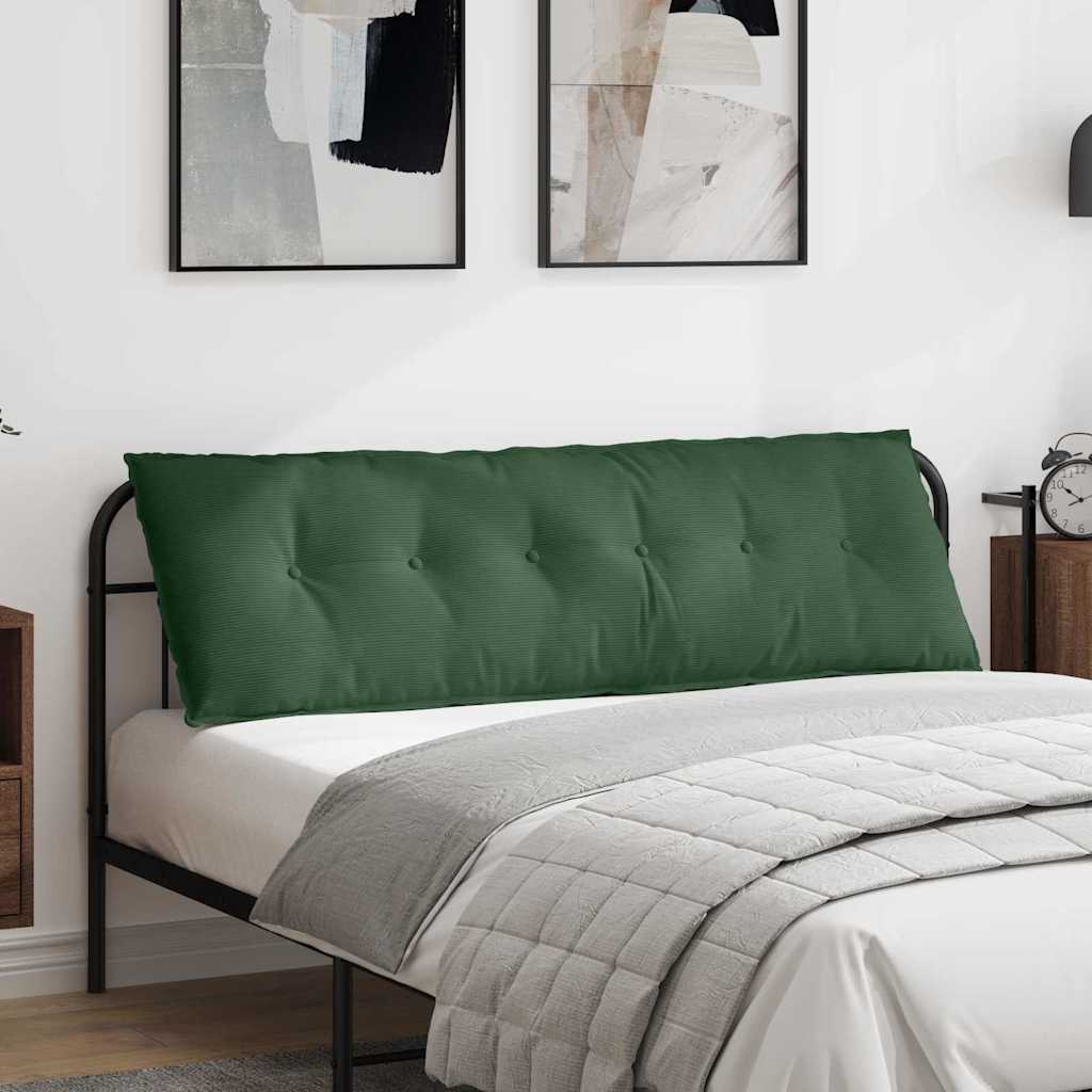 vidaXL Rücken Kissen Hellgrau 50 x 45 cm Cordstoff