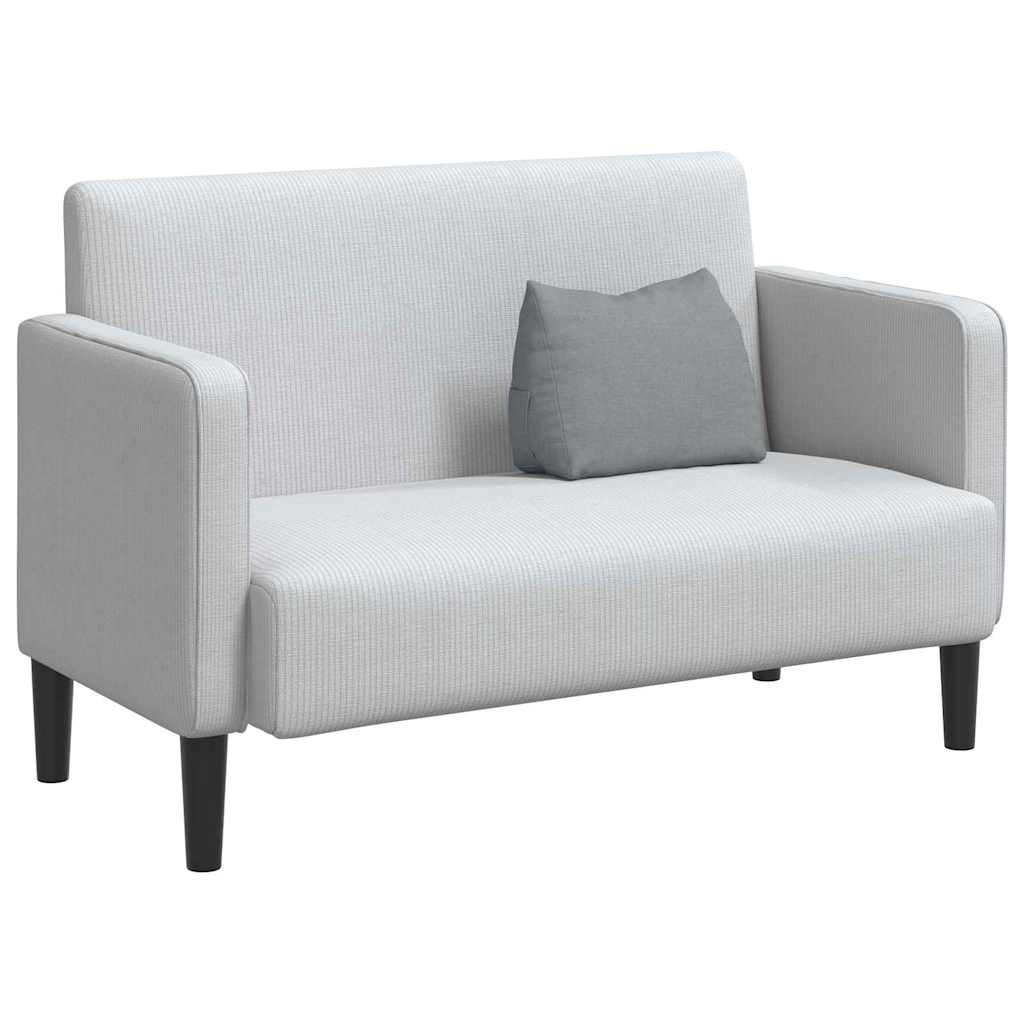 vidaXL Rücken Kissen Hellgrau 45 x 20 x 35 cm Stoff