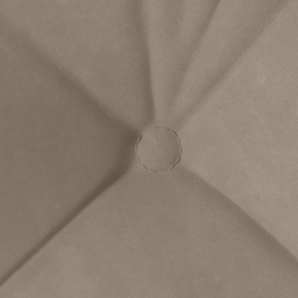 vidaXL Sitzkissen 4 pcs Taupe 40 x 40 cm Mikrofaserstoff