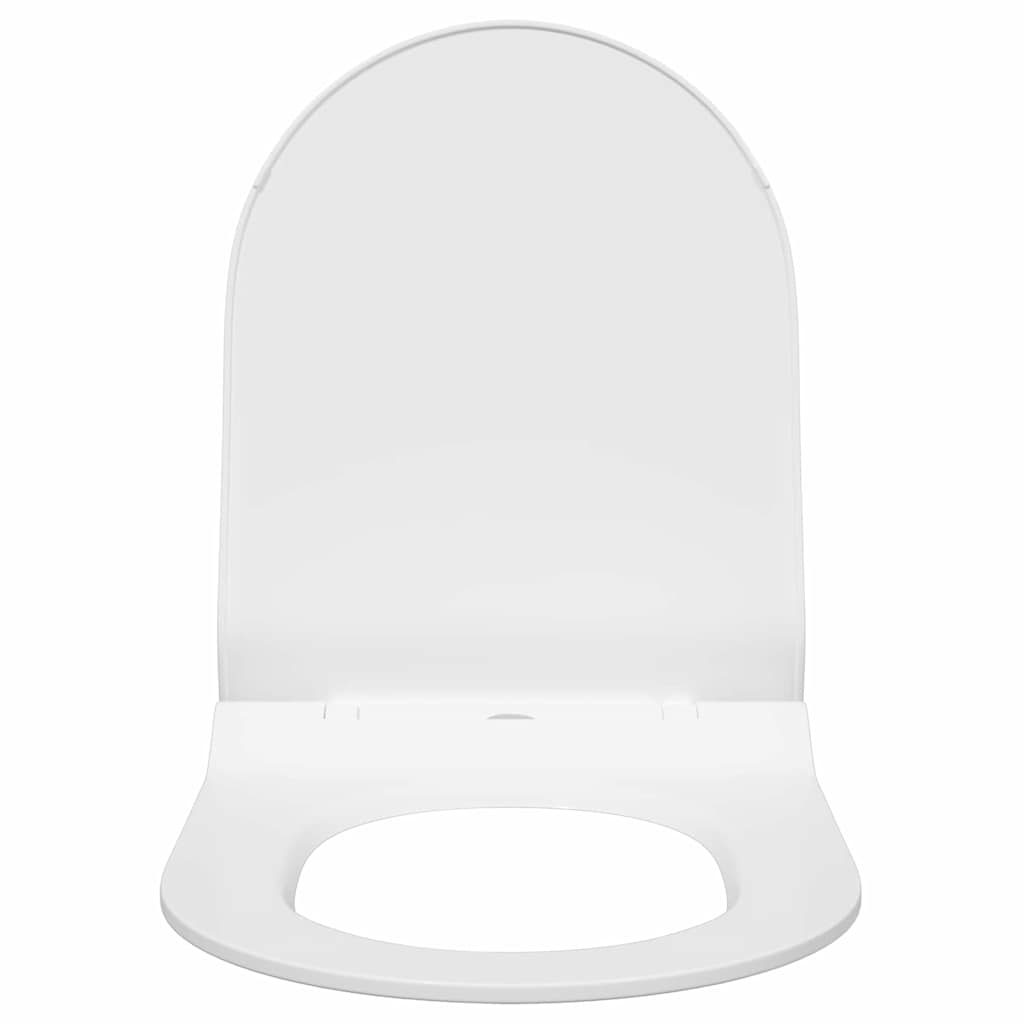 vidaXL Toilettensitz Verstellbar Weiß 48,5 x 36 x 5 cm Polypropylen
