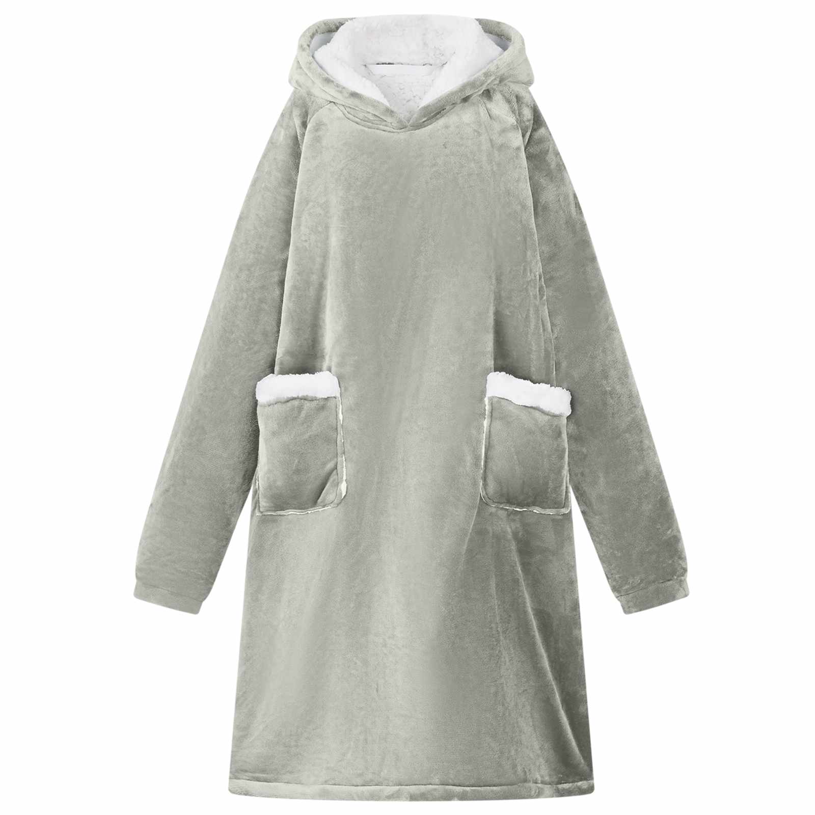 vidaXL Decken-Hoodie Beige S Fleece und Flanell