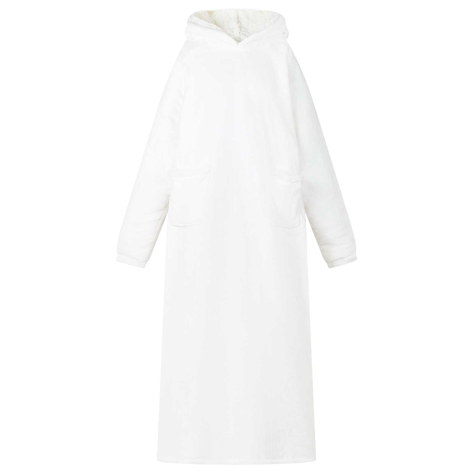 vidaXL Decken-Hoodie Beige S Fleece und Flanell