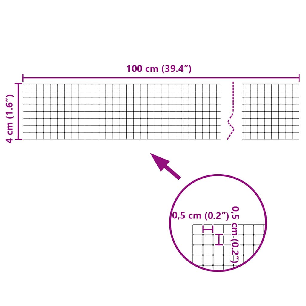 vidaXL Spiegel-Mosaikfliese Geometrisch 3 pcs Silber 100 x 4 cm Glas