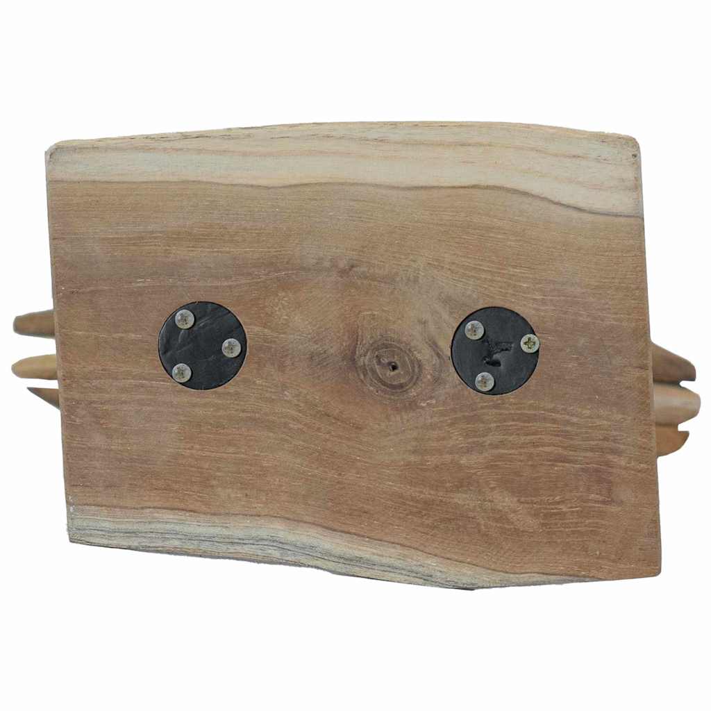 vidaXL Weihnachtsstern Braun 30 x 5 x 45 cm Massivholz Teak