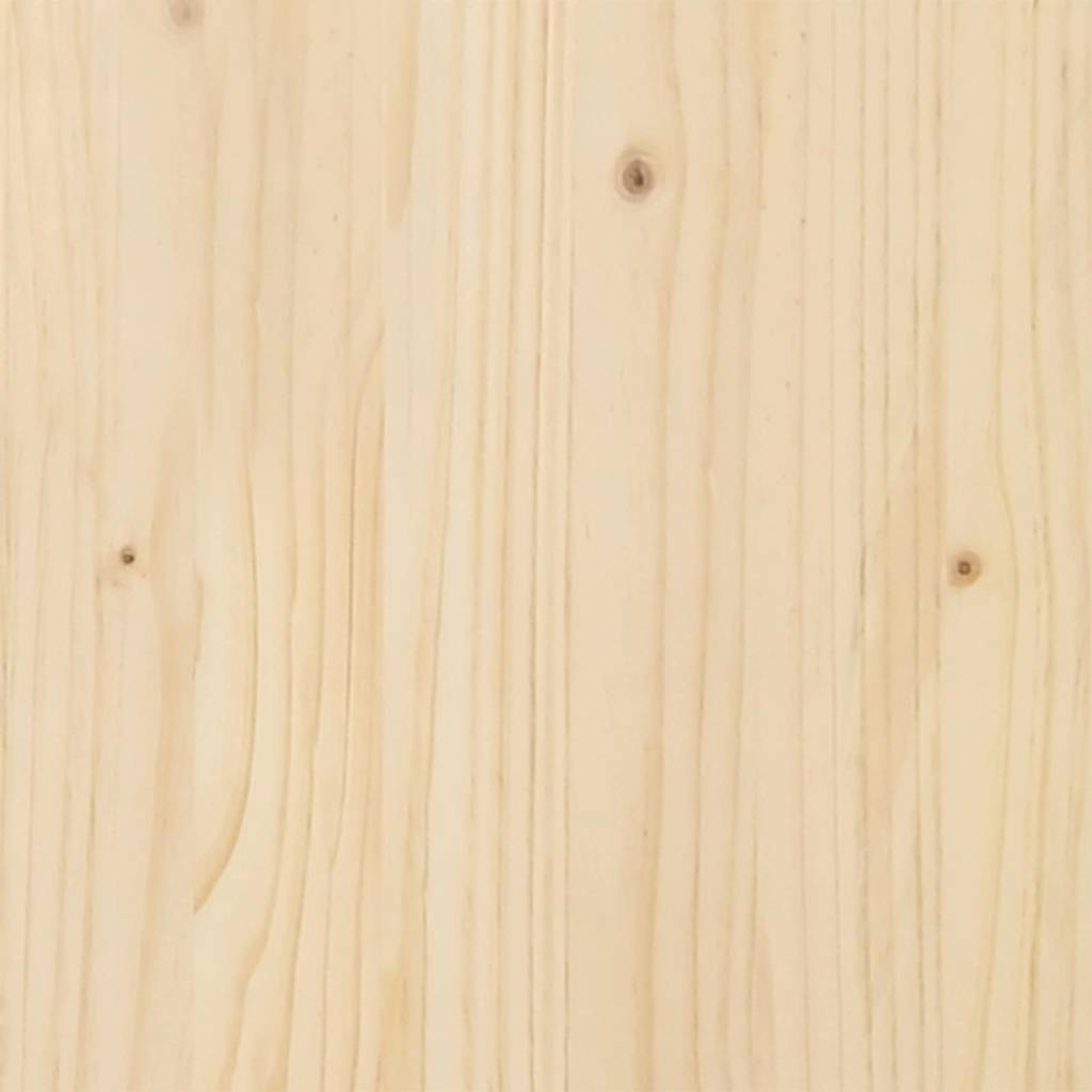 vidaXL Holz Weihnachtsbaum mit Ständer Natur 75 cm Massivholz Kiefer