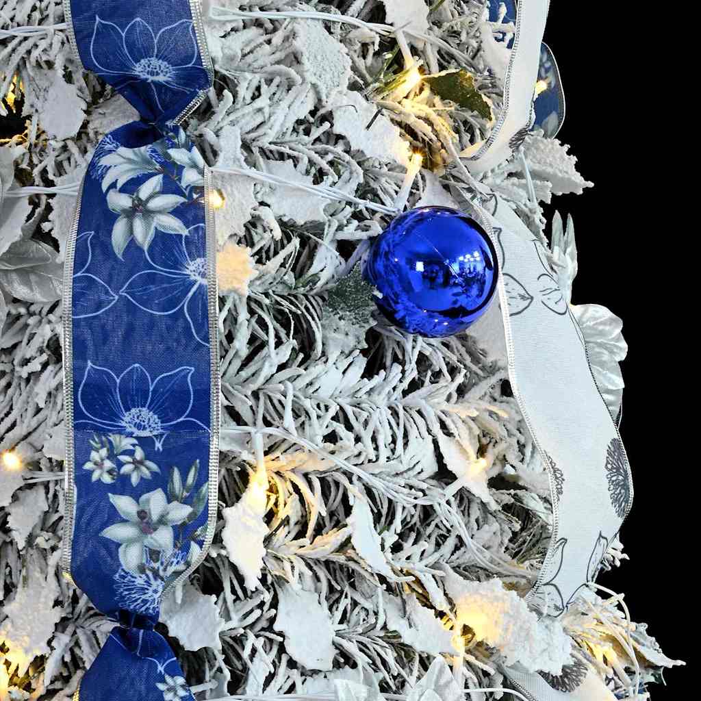 vidaXL Künstlicher Weihnachtsbaum mit 50 LEDs Weiß 120 cm PVC