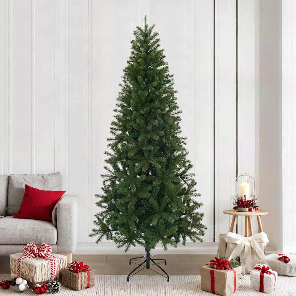 vidaXL Künstlicher Weihnachtsbaum Grün 75 cm PVC, PE und Stahl