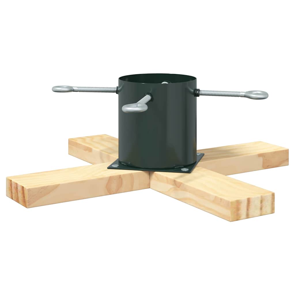 vidaXL Weihnachtsbaumständer Grün 50 x 50 x 16 cm Massives Kiefernholz