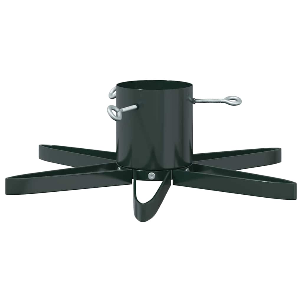 vidaXL Weihnachtsbaumständer 1.73 Grün 49 x 49 x 15,5 cm Stahl