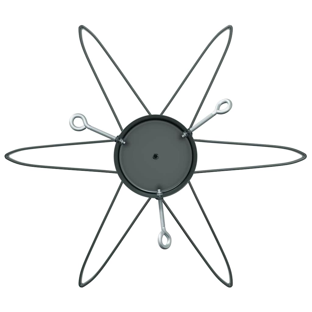 vidaXL Weihnachtsbaumständer 1.73 Grün 49 x 49 x 15,5 cm Stahl