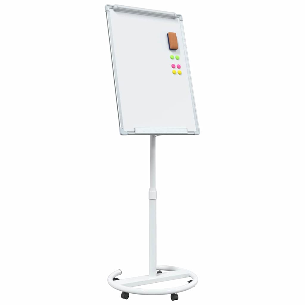 vidaXL Magnetisches Whiteboard Grau und Weiß 62 x 62,5 x 197 cm EPS