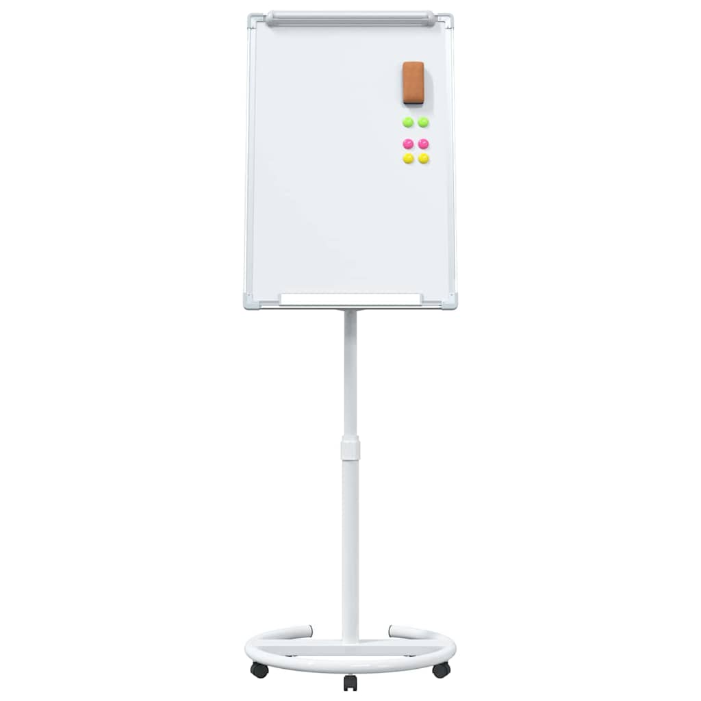 vidaXL Magnetisches Whiteboard Grau und Weiß 62 x 62,5 x 197 cm EPS